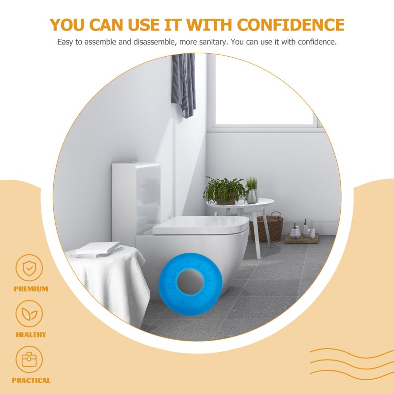🚽 أغطية وسادة مقعد المرحاض للاستخدام المنزلي قابلة للتصرف وتنفسية - Image 3