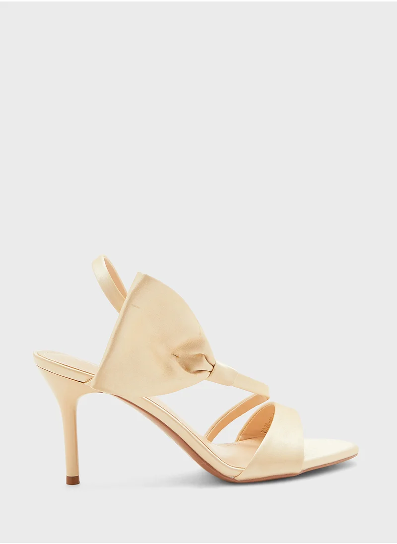 ايلا ليمتد اديشن Oversized Bow Detail  High Heel Sandal