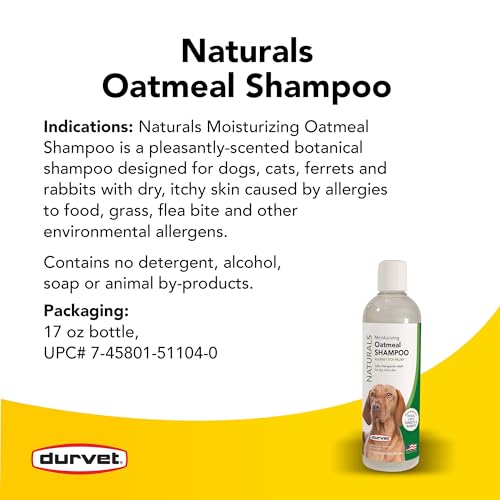 Durvet Naturals Oatmeal Shampoo, 17-Ounce - Image 3