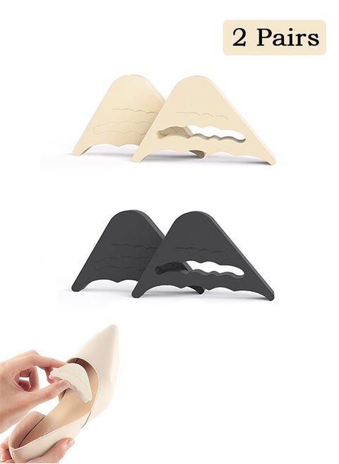 2 Pairs Soft Sponge Adjustable Toe Filler, Reusable Toe Plug, for Men and Women Too Big Shoes