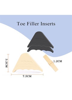 Generic 2 Pairs Soft Sponge Adjustable Toe Filler, Reusable Toe Plug, for Men and Women Too Big Shoes  - Image 2