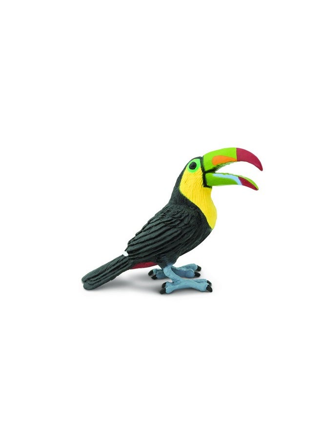 Safari Ltd. Blue & Gold Macaw Figurine Detailed 4.5" Plastic Model Figure Fun Educational Play Toy For Boys Girls & Kids Ages 3+  - Image 2