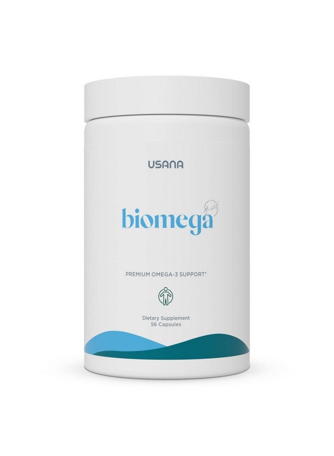 USANA Biomega Fish Oil Supplement With Omega 3 Fatty Acids To Support Heart Brain Eye Skin And Joint Health* 56 Capsules 28 Day Supply - Image 2