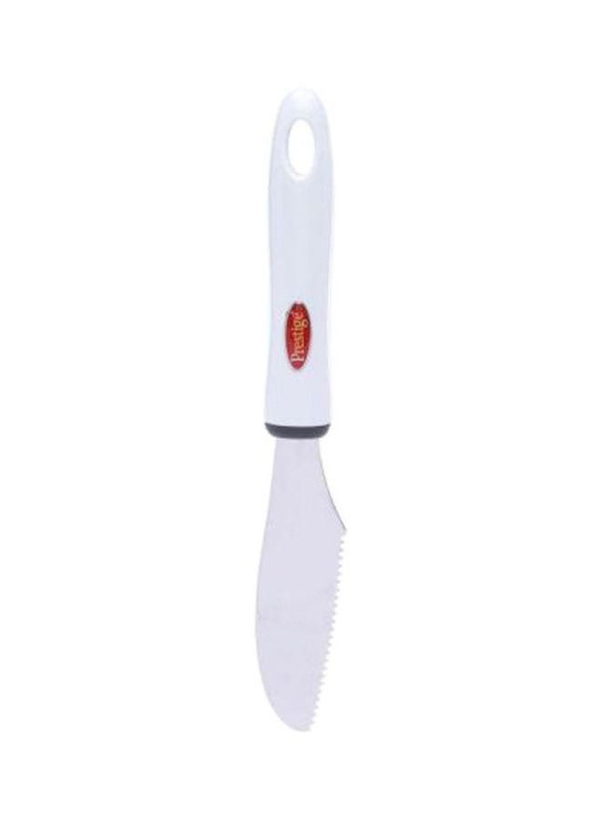 Prestige Stainless Steel Spreading Knife Silver/White/Red - Image 1