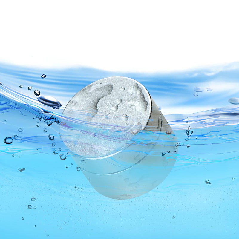 PPFISH EDC Portable Daily Pill Case, Heavy Duty Aluminium Alloy Round Pill Box, Waterproof Travel Pill Organizer, Pocket Purse Medicine Vitamin Holder EDC Container for Outdoor Camping Working - Image 4