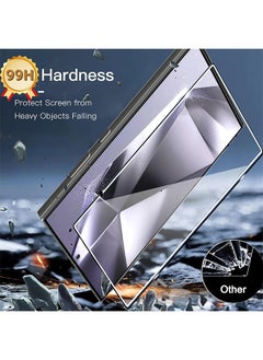 Lemon 2 Pack Samsung Galaxy S24 Ultra Screen Protector Tempered Glass, Anti-Fingerprint Bubble Free, Tempered Glass Film Clear  - Image 2