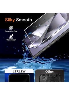 Lemon 2 Pack Samsung Galaxy S24 Ultra Screen Protector Tempered Glass, Anti-Fingerprint Bubble Free, Tempered Glass Film Clear  - Image 4