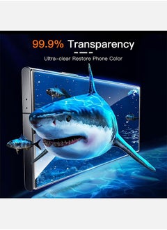 Lemon 2 Pack Samsung Galaxy S24 Ultra Screen Protector Tempered Glass, Anti-Fingerprint Bubble Free, Tempered Glass Film Clear  - Image 5