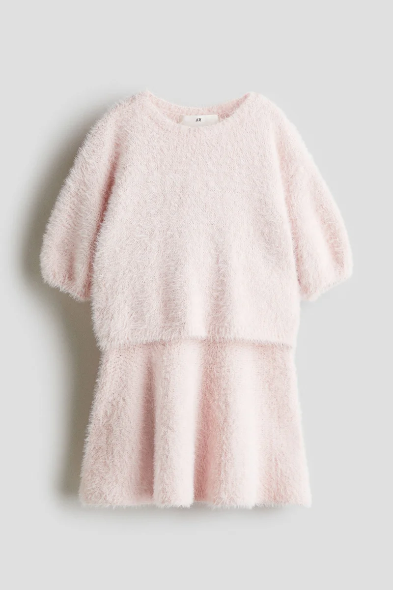 H&M 2-piece fluffy-knit set