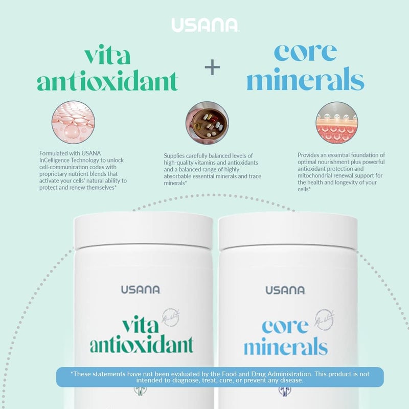 USANA CellSentials  Core Minerals and Vita Antioxidant with InCelligence Technology to Support Total Body Health  112 Tablets Per Bottle  28 Day Supply - Image 5