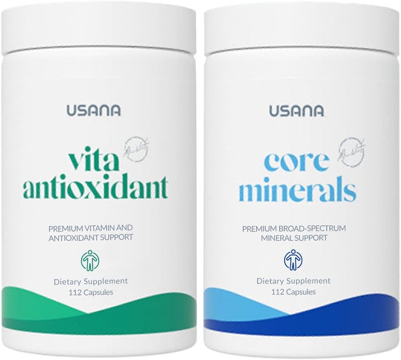 USANA CellSentials  Core Minerals and Vita Antioxidant with InCelligence Technology to Support Total Body Health  112 Tablets Per Bottle  28 Day Supply - Image 1