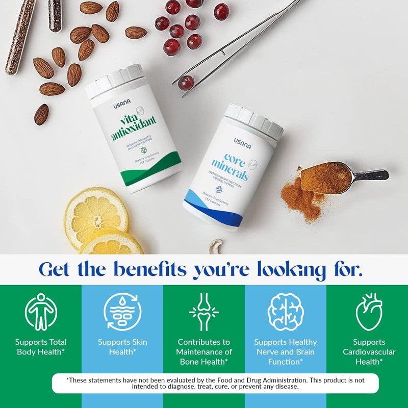 USANA CellSentials  Core Minerals and Vita Antioxidant with InCelligence Technology to Support Total Body Health  112 Tablets Per Bottle  28 Day Supply - Image 4