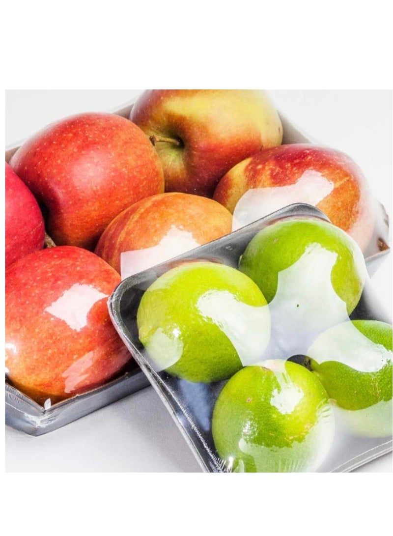 ECO Plastic Cling Film Food Wrap Clear 100 SQ.FT size (20.65 mm × 45cm)  - Image 2