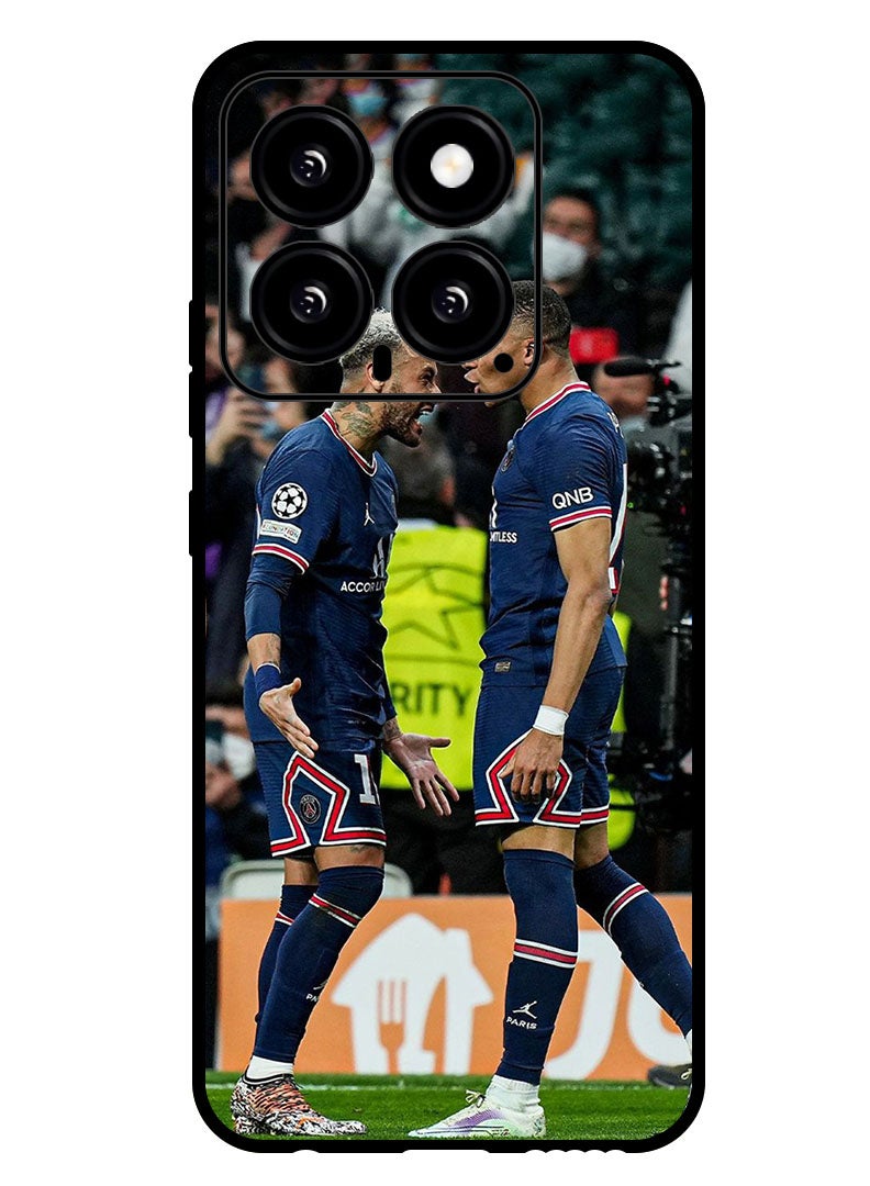 Theodor Protective Case Anti Scratch Shock Proof Bumper Cover For Xiaomi 14 Mbappe and Neymar 2 - Image 1