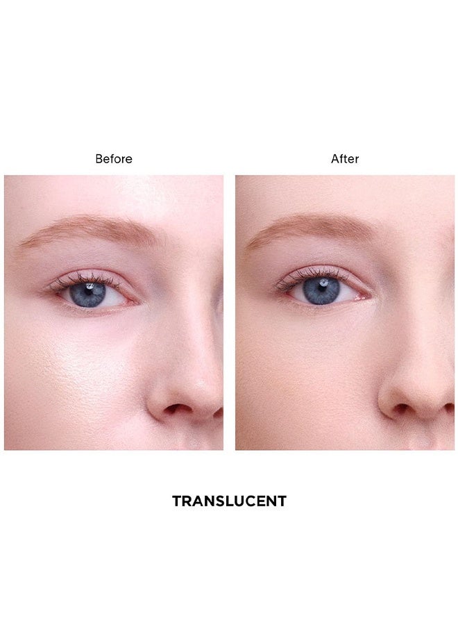 أورجلاس بودرة مضغوطة من هورش جلاس بانيش، علبة بودرة مضغوطة مع مرآة وبلسم، لتثبيت المكياج وإنهاء المظهر مع تأثير التمويه، خفيفة الوزن ومتألقة، للتحكم في زيت الوجه، تركيبة نباتية، لمسة نهائية مات تدوم طويلاً - Image 3