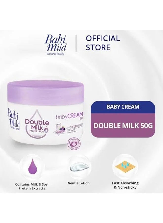 BABIMILD Babi Mild - Double Milk Organic Baby Cream - 50g - Image 3