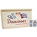 RCP PRODUCTS Dominos Set for Adults Professional Double 9 Dominoes Set of 55 Tiles Metal Spinner Classic and Travel Board Game with Wood Case Juegos de Mesa Cuban Flag - Image 3