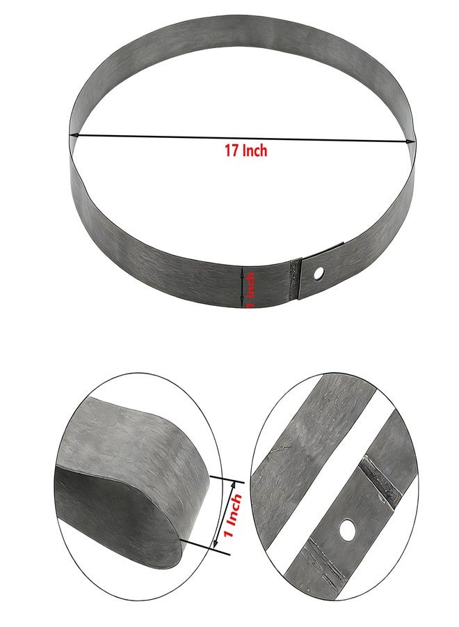 Chrisphil 2PCS Motorcycle Rim Strips, Durable Rubber Rim Tape with Valve Stem Hole | Protects Inner Tubes from Spoke Nipple Punctures (17-Inch Wheel (17" x 25mm Rim Strip)) - Image 2