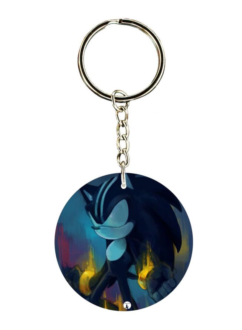 RKN Double Sided Sonic Printed Keychain