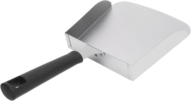 Haofy Large Griddle Food Mover, Professional Stainless Steel Smash Burger Spatula with Ergonomic Handle for Stir Fry Hibachi Cooking - Image 4