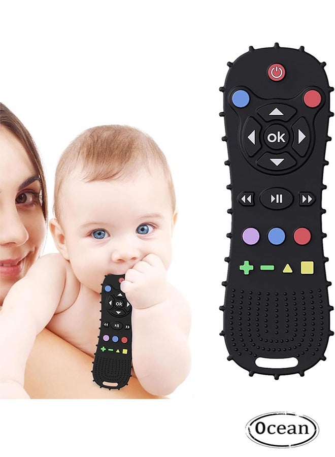 JS Baby Teether Toy Chew Toy TV Remote Control Shape Teething Relief Baby Toy for Infants - Image 1