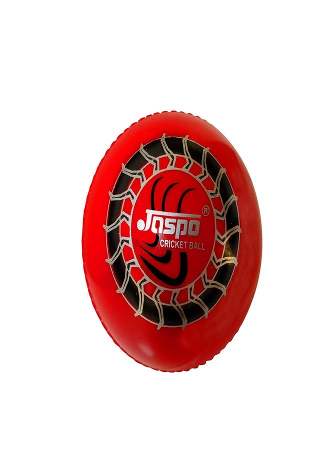 jaspo Ethylene Vinyl Acetate (EVA) Cricket Ball for Practice, Training, Matches Suitable for All Age Group ((HARDSHOT BALL), multicolour - Image 2