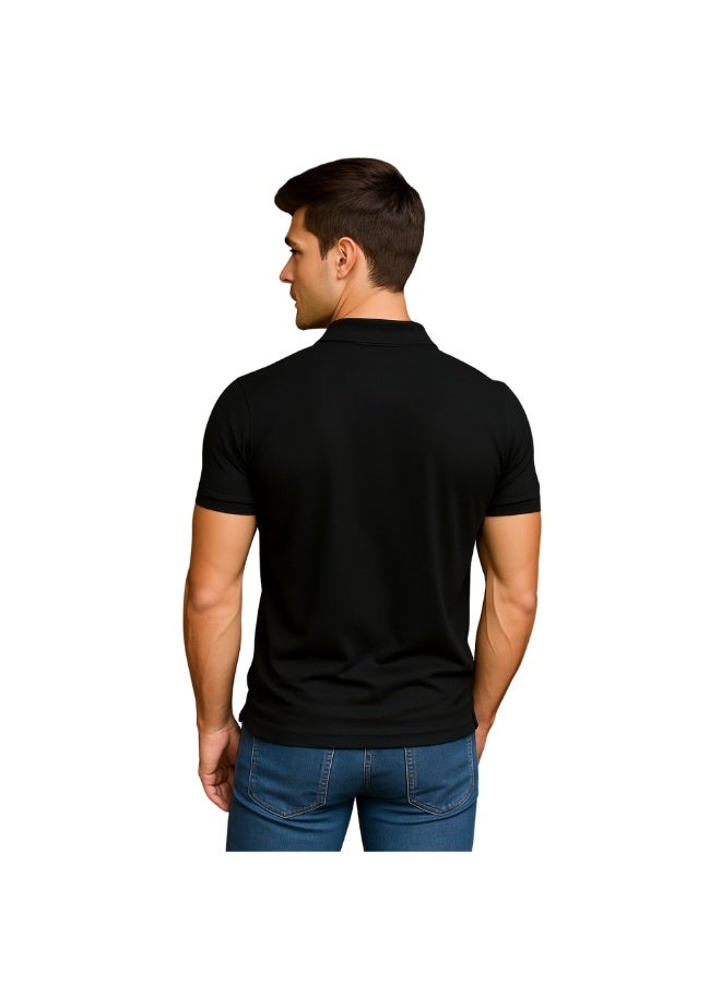 PRINTSHOP4ME Pack of 10 Pcs Men's Regular-Fit Golf Polo T-shirt Pure Cotton Short Sleeve 220 GSM Basic Colors - Image 5