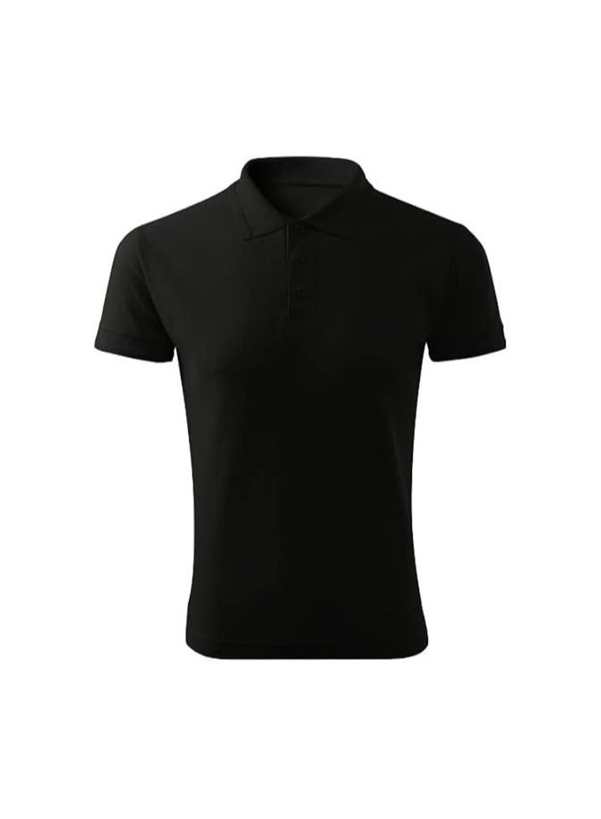 PRINTSHOP4ME Pack of 10 Pcs Men's Regular-Fit Golf Polo T-shirt Pure Cotton Short Sleeve 220 GSM Basic Colors  - Image 2