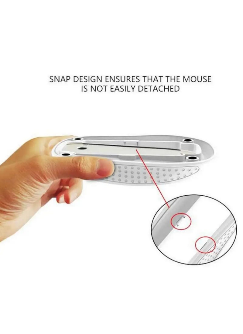 1PCS Ergonomic Cover For Apple Magic Mouse 2 3 Hard Case Mouse Base Pad Palm Rest Elevated Anti-slip Mouse Pad For Magic Mouse 2 3  - Image 4