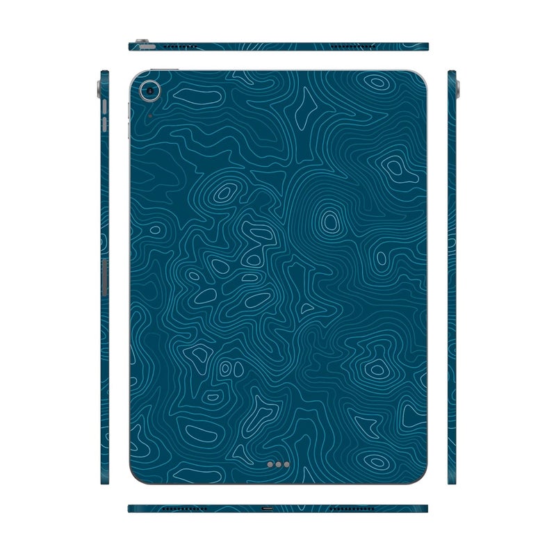 Tablet Skins Compatible with iPad Air 11 M2 2024, Anti-Scratch Vinyl Decal Skin, Protective Film, Not Case/Cover (Aqua, Full Body Skin)