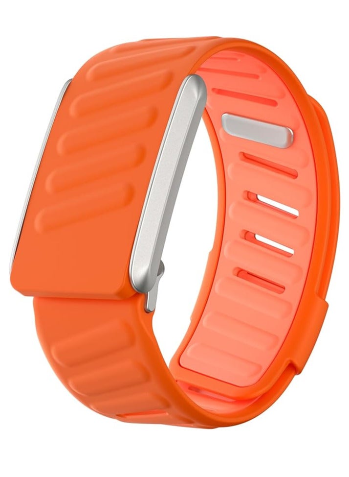 Comfort Durable Silicone Wristband Compatible with WHOOP 4.0 Band, Soft Silicone Sports Loop Strap for Men & Women, with U Shapped Connector - Image 1