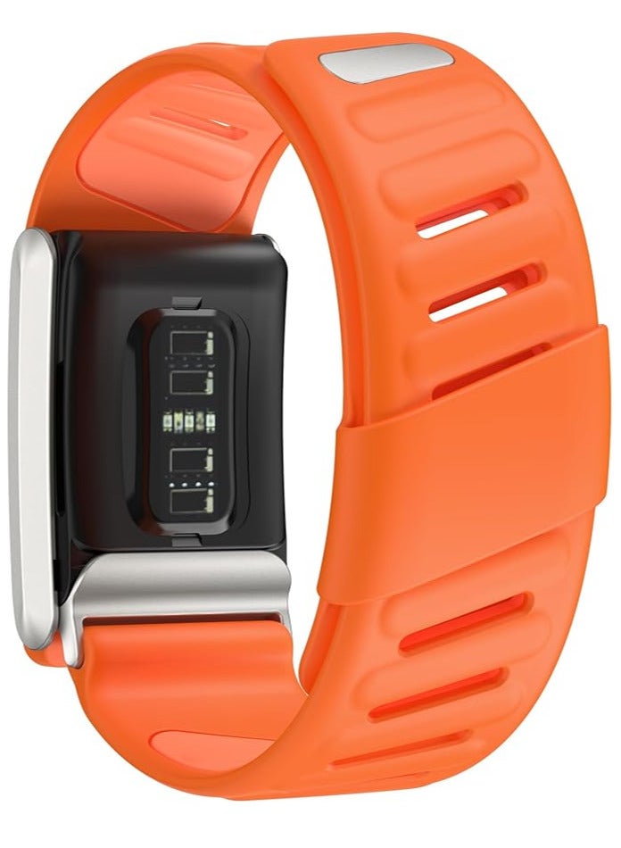 Comfort Durable Silicone Wristband Compatible with WHOOP 4.0 Band, Soft Silicone Sports Loop Strap for Men & Women, with U Shapped Connector - Image 2