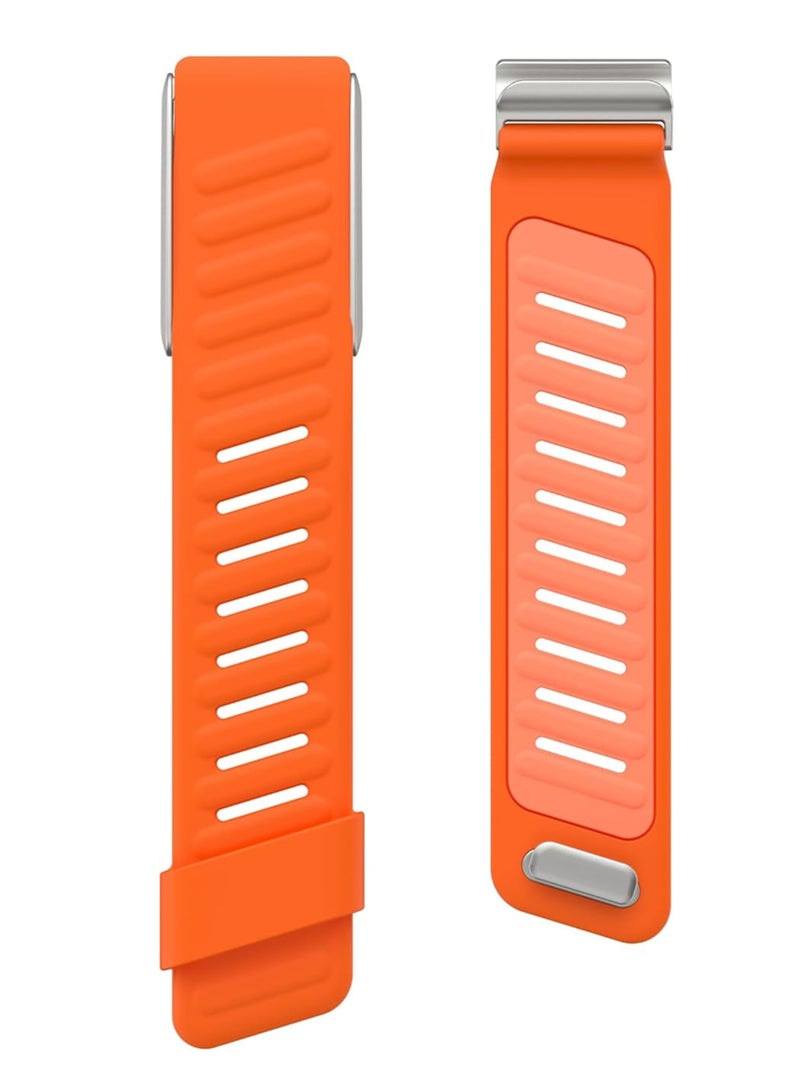 Comfort Durable Silicone Wristband Compatible with WHOOP 4.0 Band, Soft Silicone Sports Loop Strap for Men & Women, with U Shapped Connector - Image 3