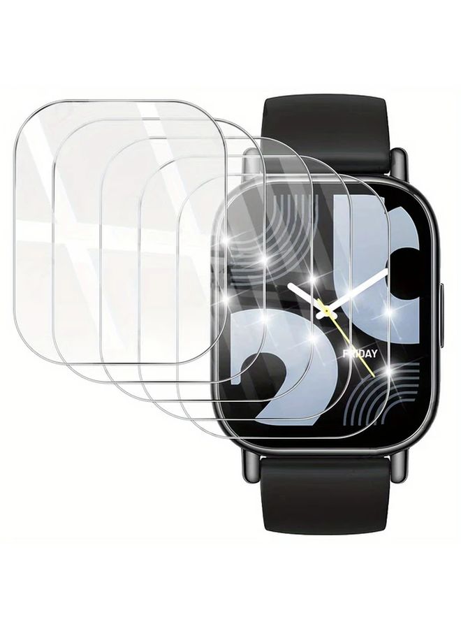3 Pcs 9H Premium Tempered Glass Screen Protector For Redmi Watch 5 Active Clear HD Film - Image 1