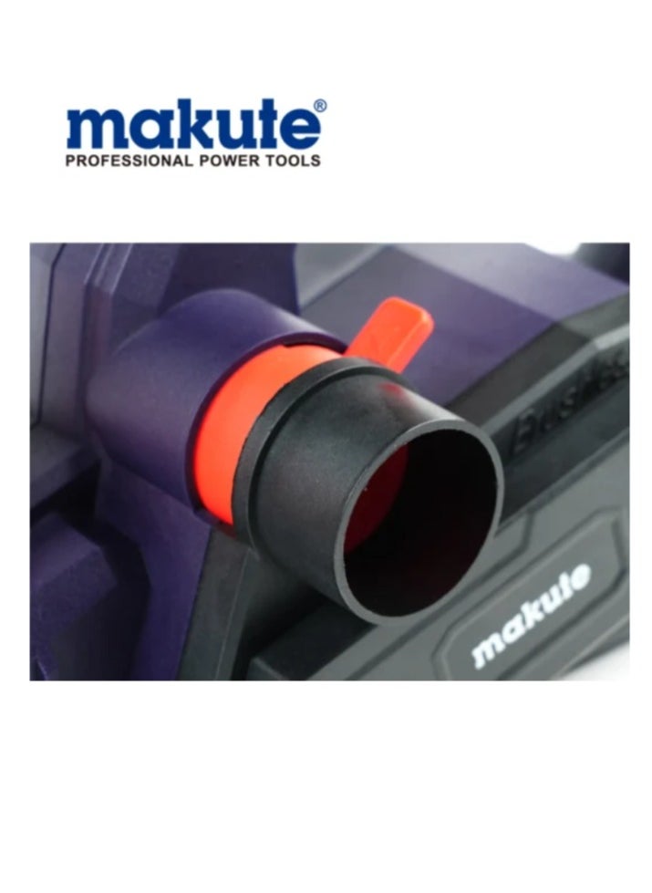 makute Cordless Wood Planer  20V with 16000min  no load speed for shaves and shapes wood edge smoothing and leveling framing lumber(CEP121-2BL)  - Image 3
