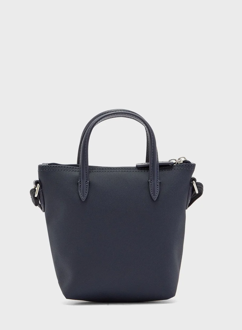 LACOSTE Extra Small Top Belted Crossbody Bag