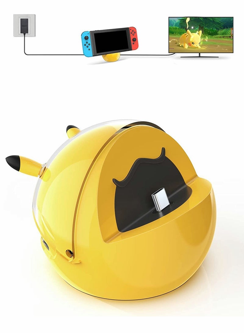 KASTWAVE Docking Station for Nintendo Switch / Switch OLED, 4K HDMI TV Adapter Portable for Switch Dock, Replacement Charging Dock with 2 USB 3.0 Port - Image 1