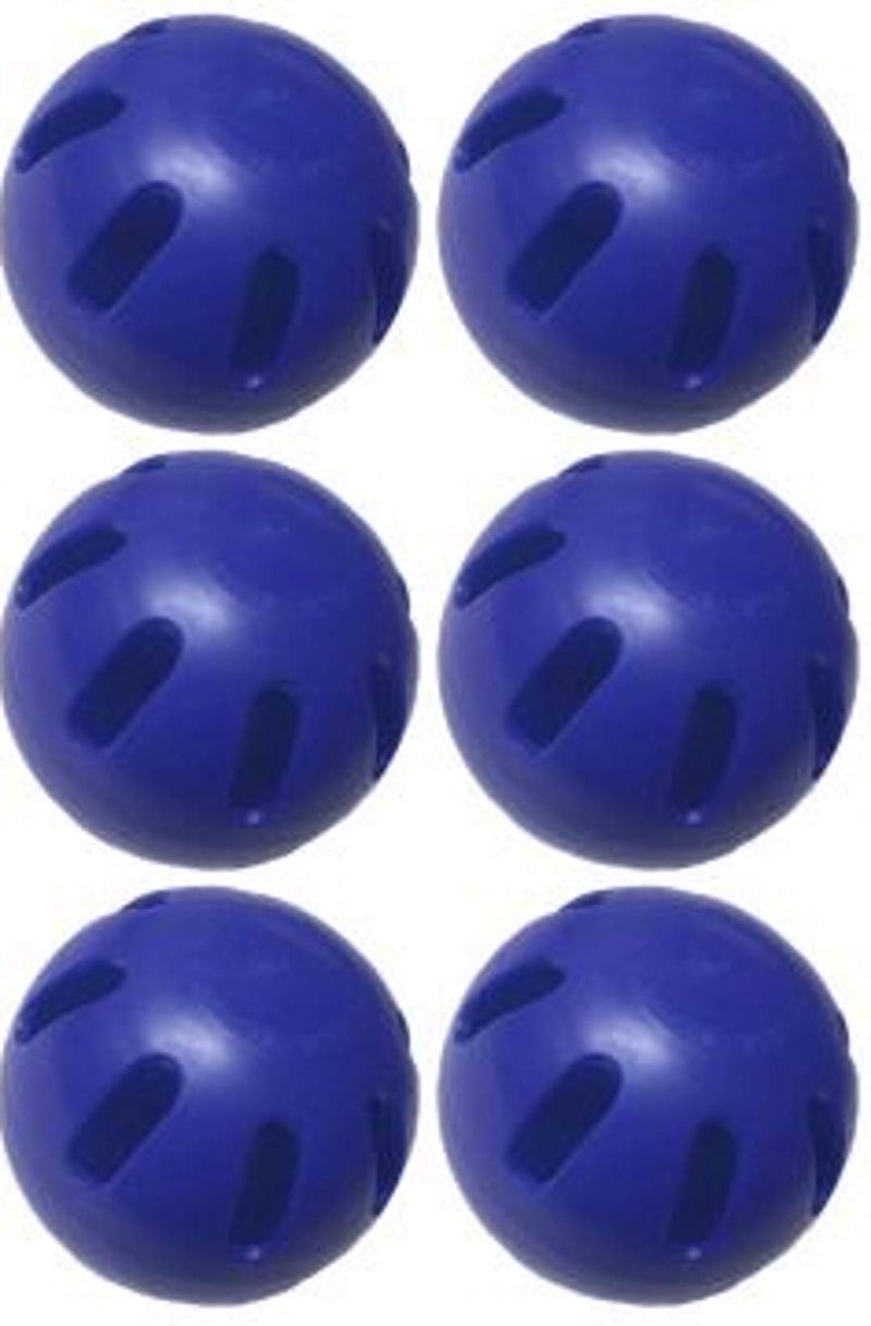 Wiffle® Ball Pack of 6 Exclusive Blue Ball Color with Bonus Wristband! - Image 1