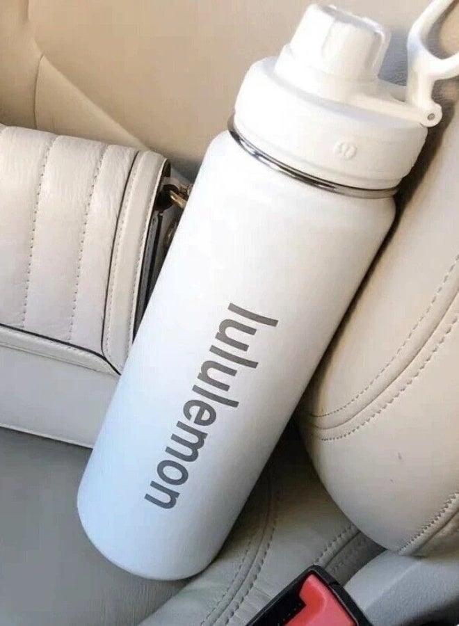 Lululemon Insulated Water Bottle for Hot or Cold, Stainless steel sports vacuum insulated water bottle, suitable for holding water, iced tea, hot tea, etc - Image 1