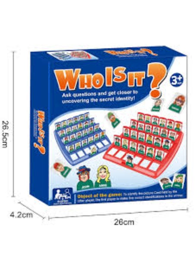 A funny guessing board game: Who is It, Who is Their Name, Who Am I? A classic game for family, parents, children, and parties. - Image 1