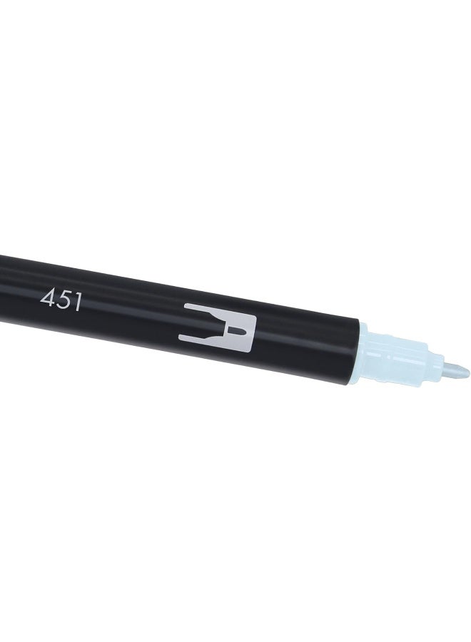 TOMBOW ABT Dual Brush Pen AB-T451, brush tip and fine tip, Blue, Water-Based Ink, 1 pen for ocean-themed art - Image 2