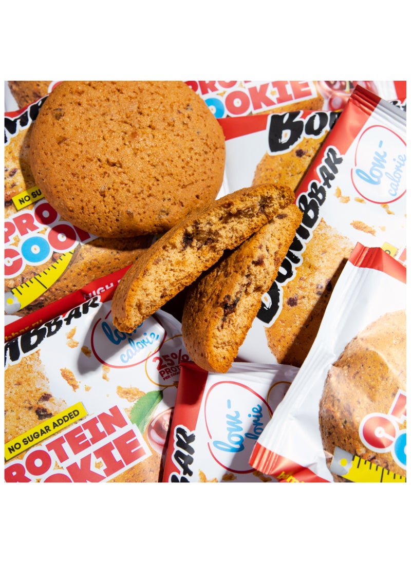 BOMBBAR Low Calorie Protein Cookie Cherry Flavor No Sugar Added 12x40g  - Image 3
