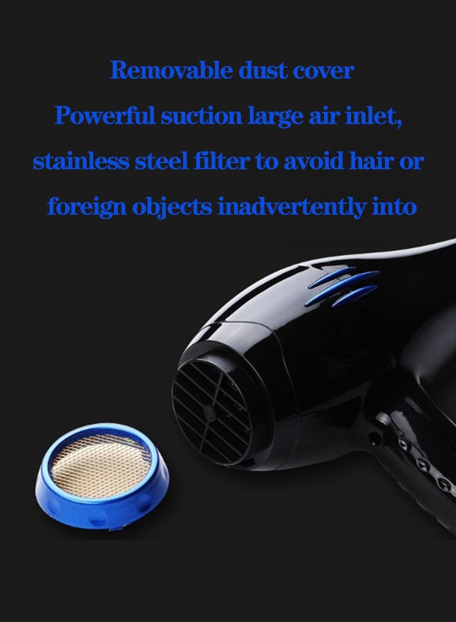 Arabest Ionic Hair Dryer,1300W Blow Dryer,Professional Hair Dryer,Negative Ion Technology,Constant Temperature Hair Care for Light and Quiet for Home,Travel,Hair Salon Black - Image 3