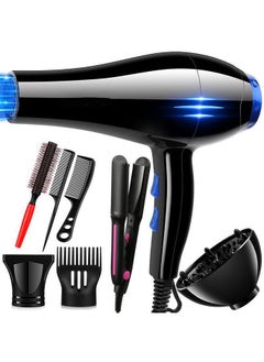 Arabest Ionic Hair Dryer,1300W Blow Dryer,Professional Hair Dryer,Negative Ion Technology,Constant Temperature Hair Care for Light and Quiet for Home,Travel,Hair Salon Black  - Image 1