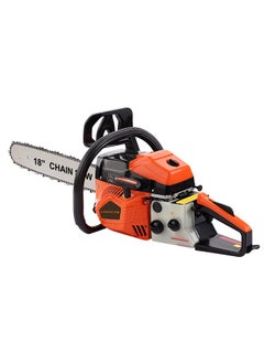LAWAZIM Gasoline Chainsaw - 18inch Orange - Heavy-Duty Steel Construction, Includes Spark Plug Wrench, Fuel Funnel & Tool Kit - High Performance for Professional Loggers, DIY Homeowners & Outdoor Use  - Image 4