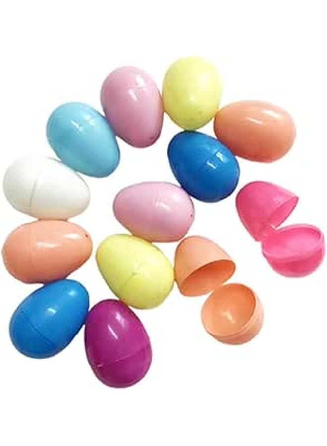 24Pcs DIY Unfinished Egg Shapes for Painting Craft Easter Activities and Gift Surprise - Image 1