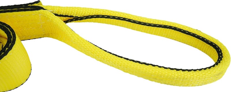 Chenango Supply DD Sling 3" x 12' Nylon Eye & Eye Lifting Sling – USA Made, 8,900 lb Vertical, 7,200 lb Choker, 17,800 lb Basket – 2 Ply Heavy Duty 900 Webbing, Master-Edge Rigging Sling - Image 3