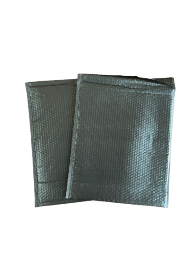 دوك مارك 5 عبوات من أكياس البريد الفقاعية البلاستيكية السوداء ذاتية الغلق وأظرف مبطنة ومستلزمات التعبئة والتغليف لبوتيك الأعمال الصغيرة 38 سم × 44 سم - Image 1