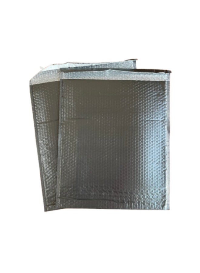 دوك مارك 5 عبوات من أكياس البريد الفقاعية البلاستيكية السوداء ذاتية الغلق وأظرف مبطنة ومستلزمات التعبئة والتغليف لبوتيك الأعمال الصغيرة 38 سم × 44 سم - Image 2