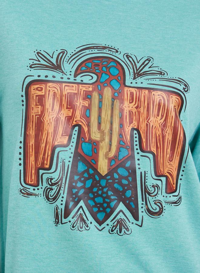 تايك تو تيشيرت بياقة دائرية وطبعة جرافيك - Image 3